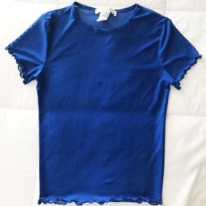 gaze usa mesh crop top